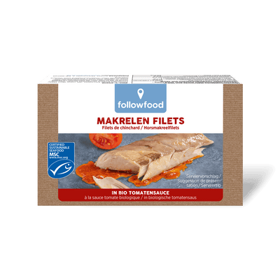 followfood Makrelen Filets Bio Tomatensauce Produktbild