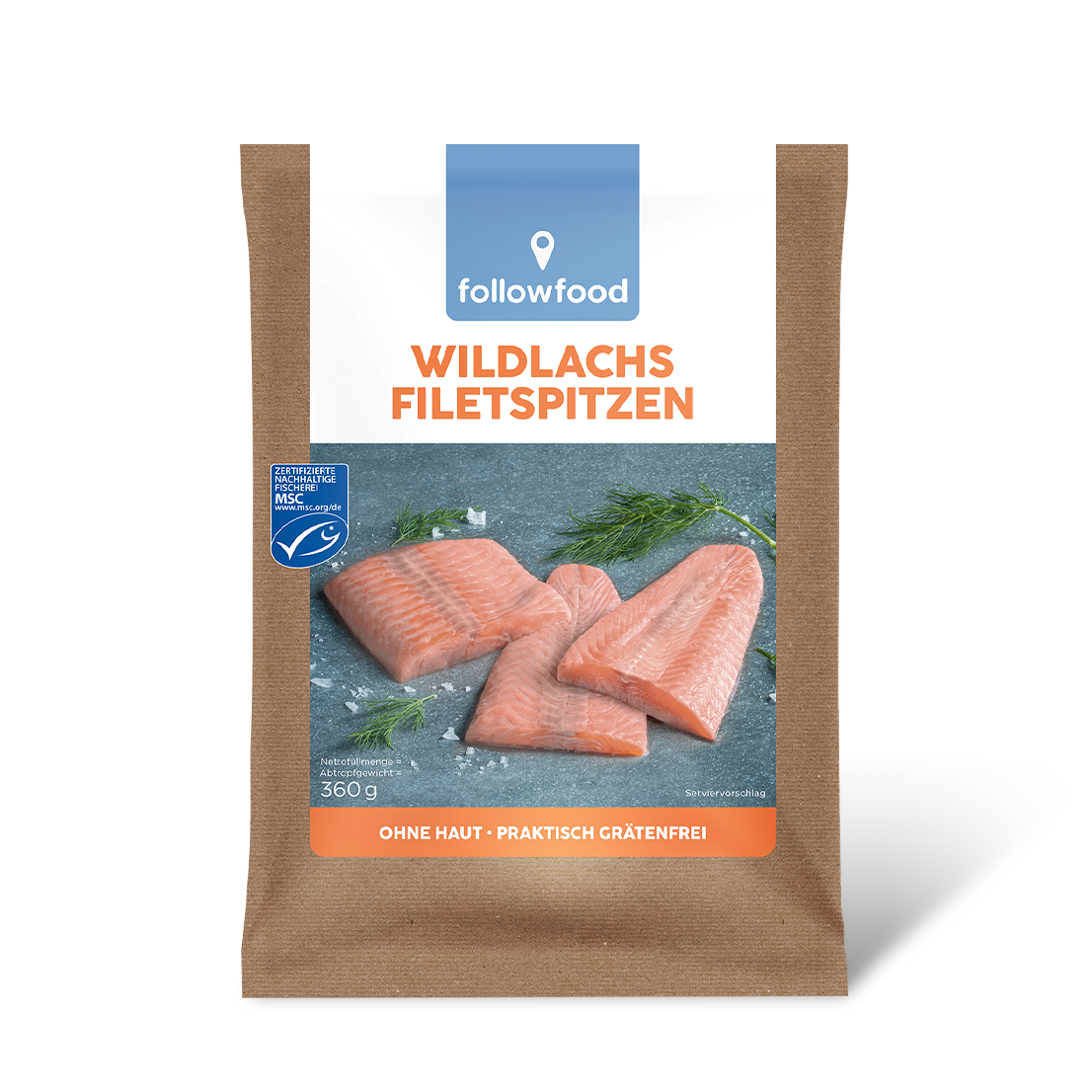 followfood Wildlachs Filetsspitzen Produktbild