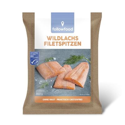 followfood Wildlachs Filetsspitzen Produktbild
