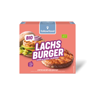 followfood Rezept: Meeresfrüchte Bio Lachs Burger