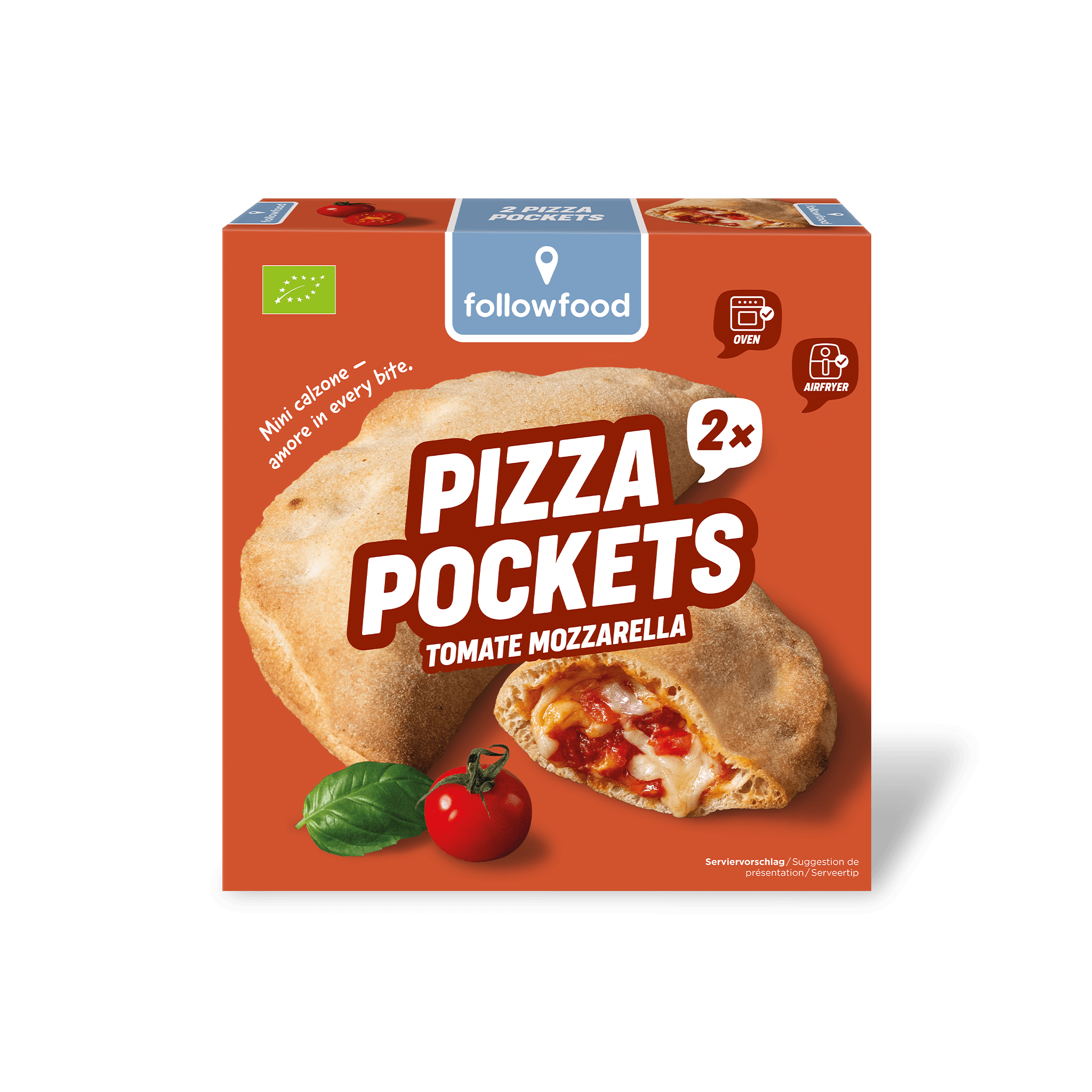 followfood Bio Pizza Pockets Produktbild