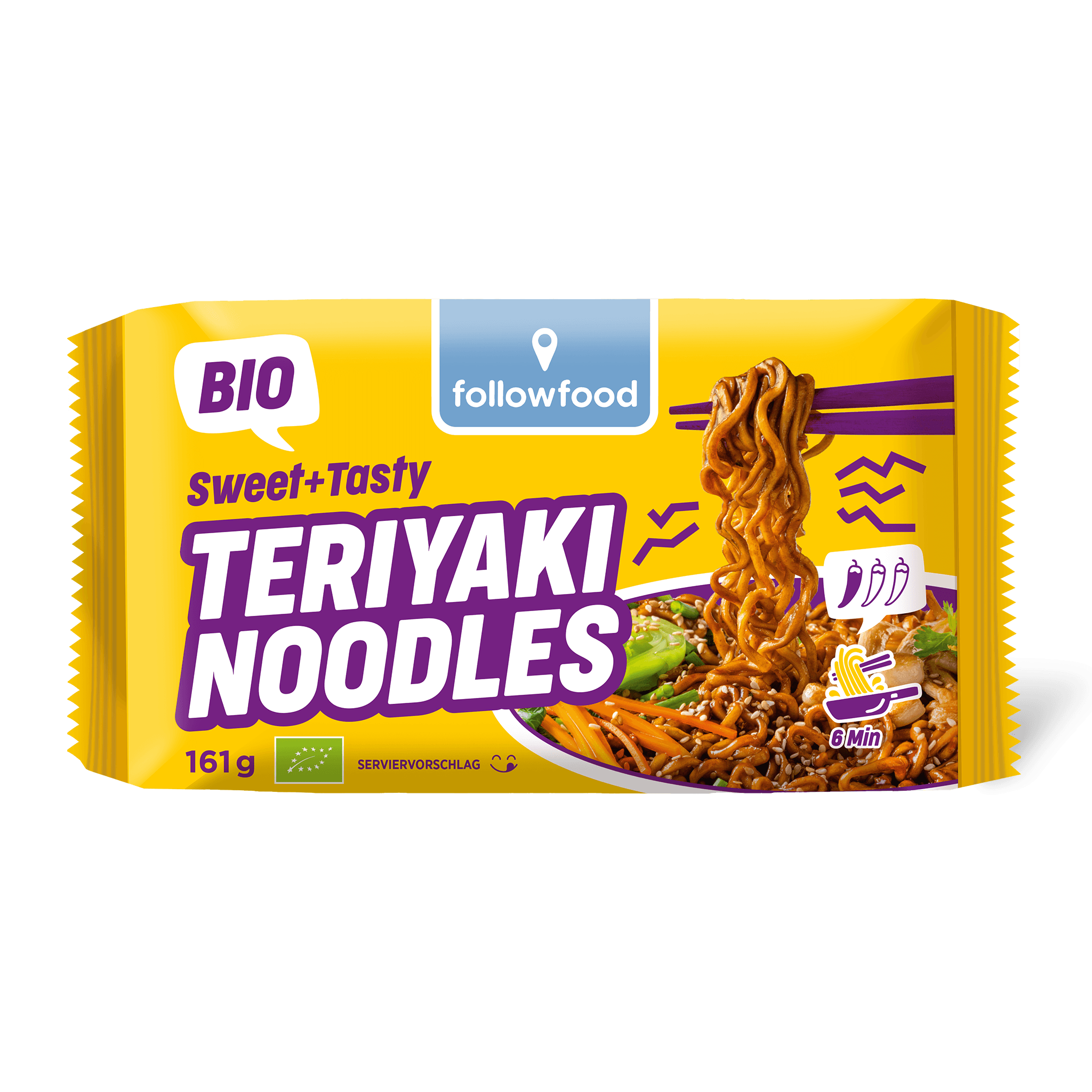 followfood Bio Instant Teriyaki Noodles Produktbild
