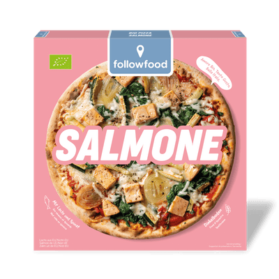 followfood Bio Pizza Salmone Produktbild
