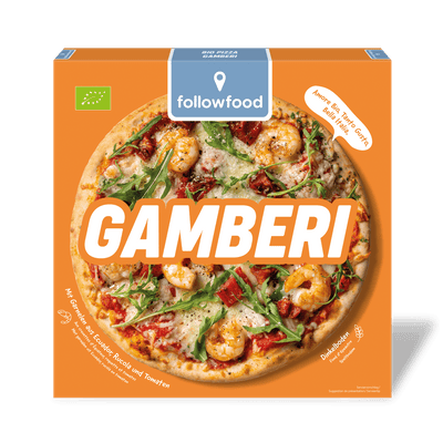 followfood Bio Pizza Gamberi Produktbild