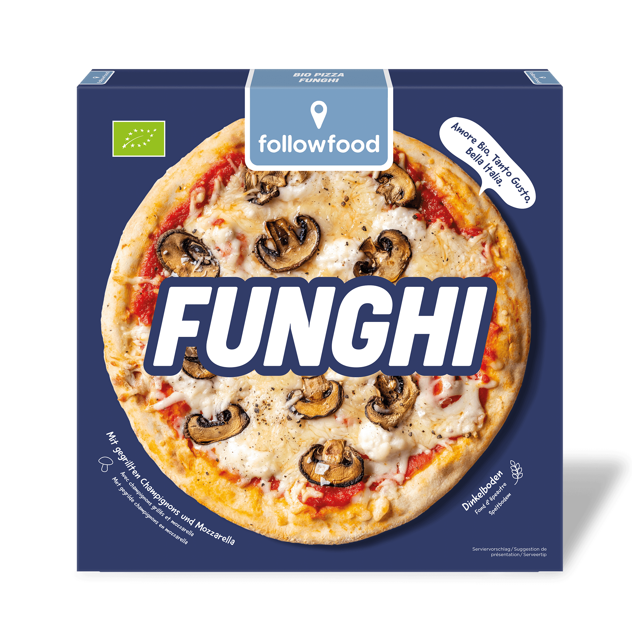 followfood Bio Pizza Funghi Produktbild