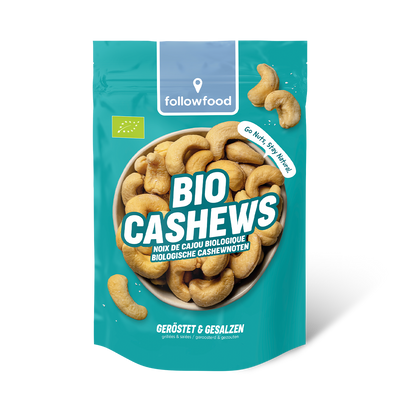 followfood Bio Cashews geröstet gesalzen Produktbild