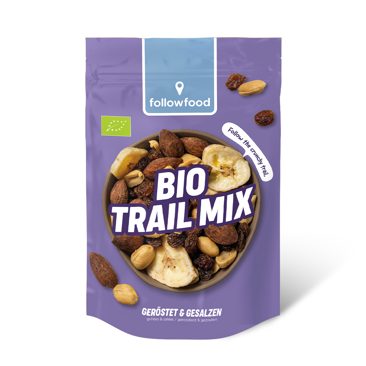 followfood Bio Trail Mix geröstet gesalzen Produktbild