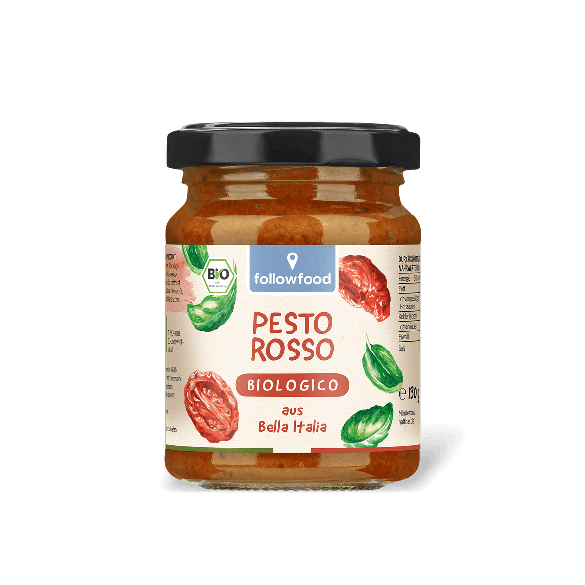 followfood Bio Pesto Rosso Produktbild