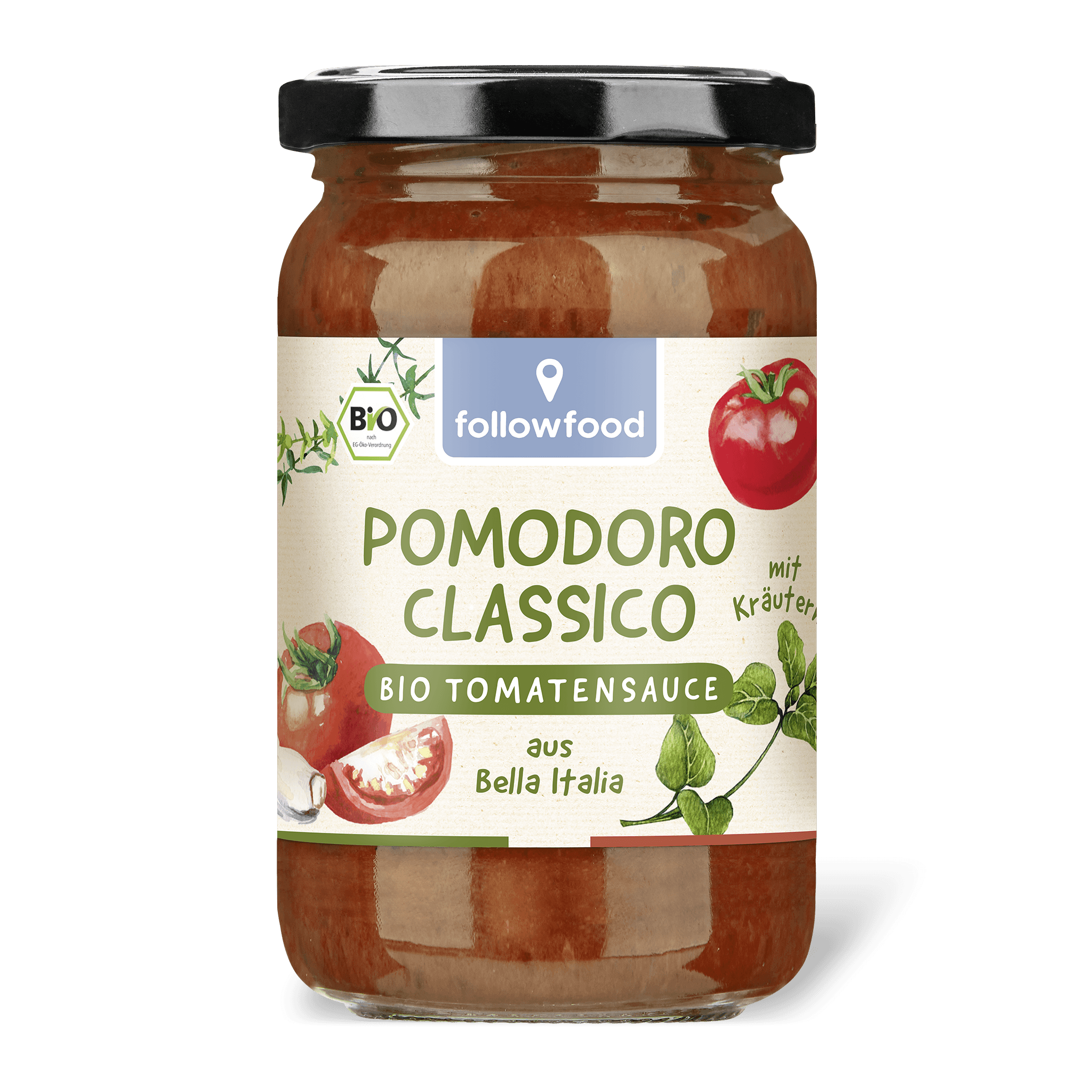 followfood Bio Tomatensauce Pomodoro Classico Produktbild