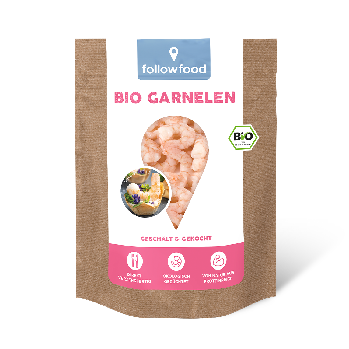 Bio Garnelen Natur