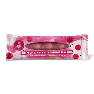 12x Bio Energy Balls Himbeere Chia - Vorteilspaket