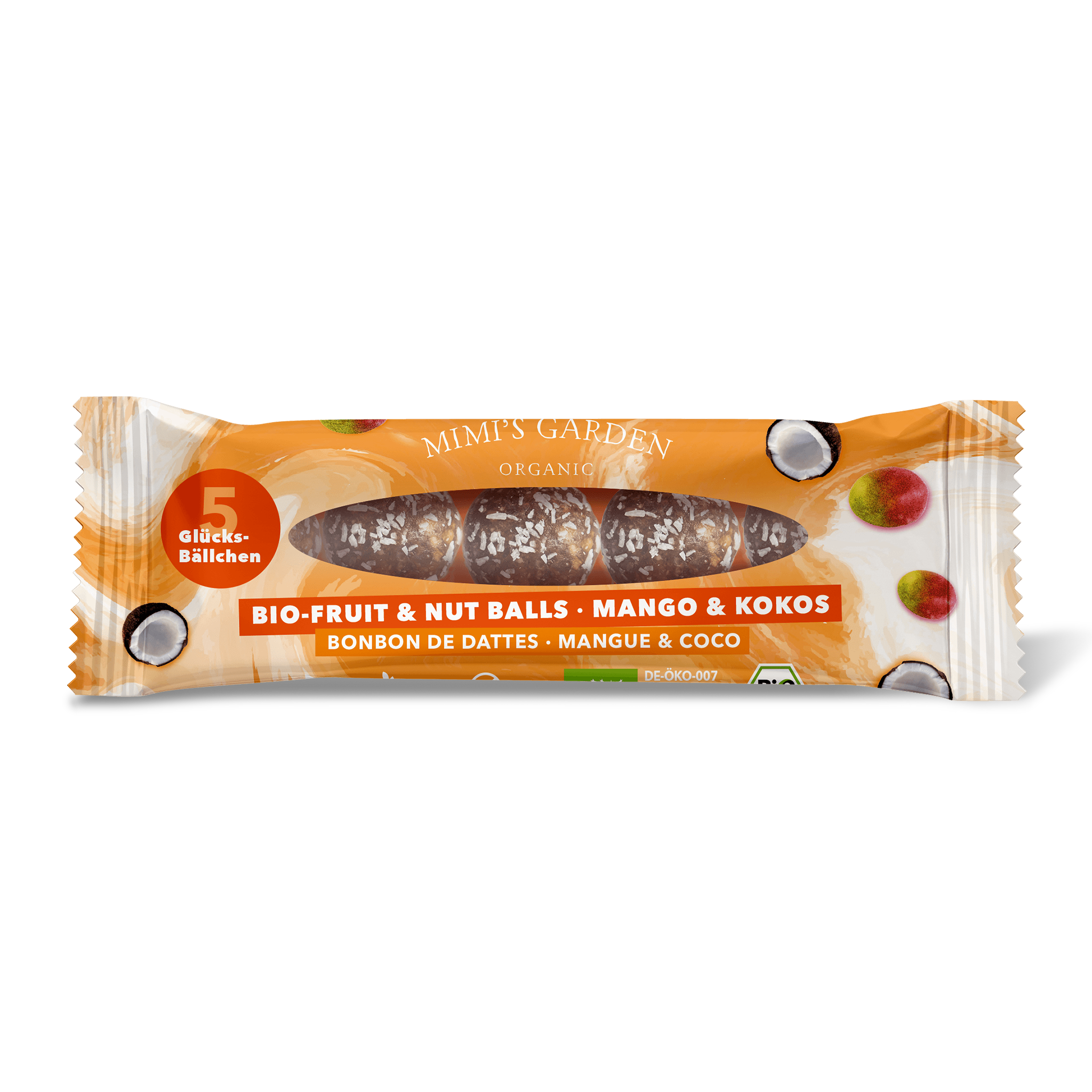 12x Bio Energy Balls Mango Kokos - Vorteilspaket